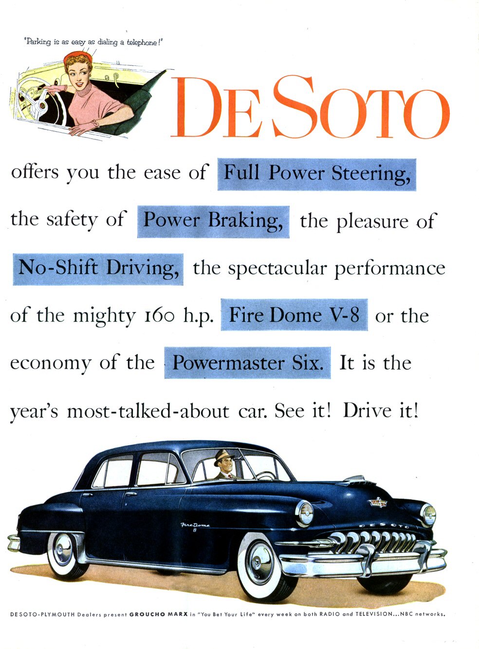 1952 DeSoto Auto Advertising